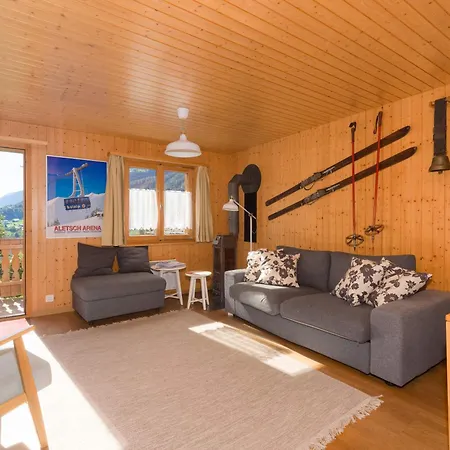 Appartamento Alpine Duplex Near Aletsch With Views & Parking